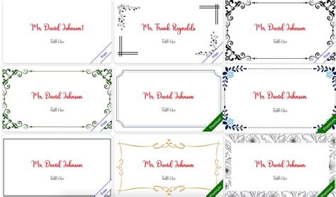 Free Place Card Maker .